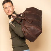 William Full-Grain Leather Weekender Bag – alternate product view 3