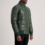 Lucas Leather Bomber Jacket – alternate product view 2