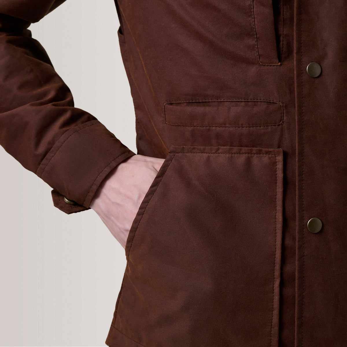 Interior View Showing Flannel & Dual Inside Utility Storage Pockets