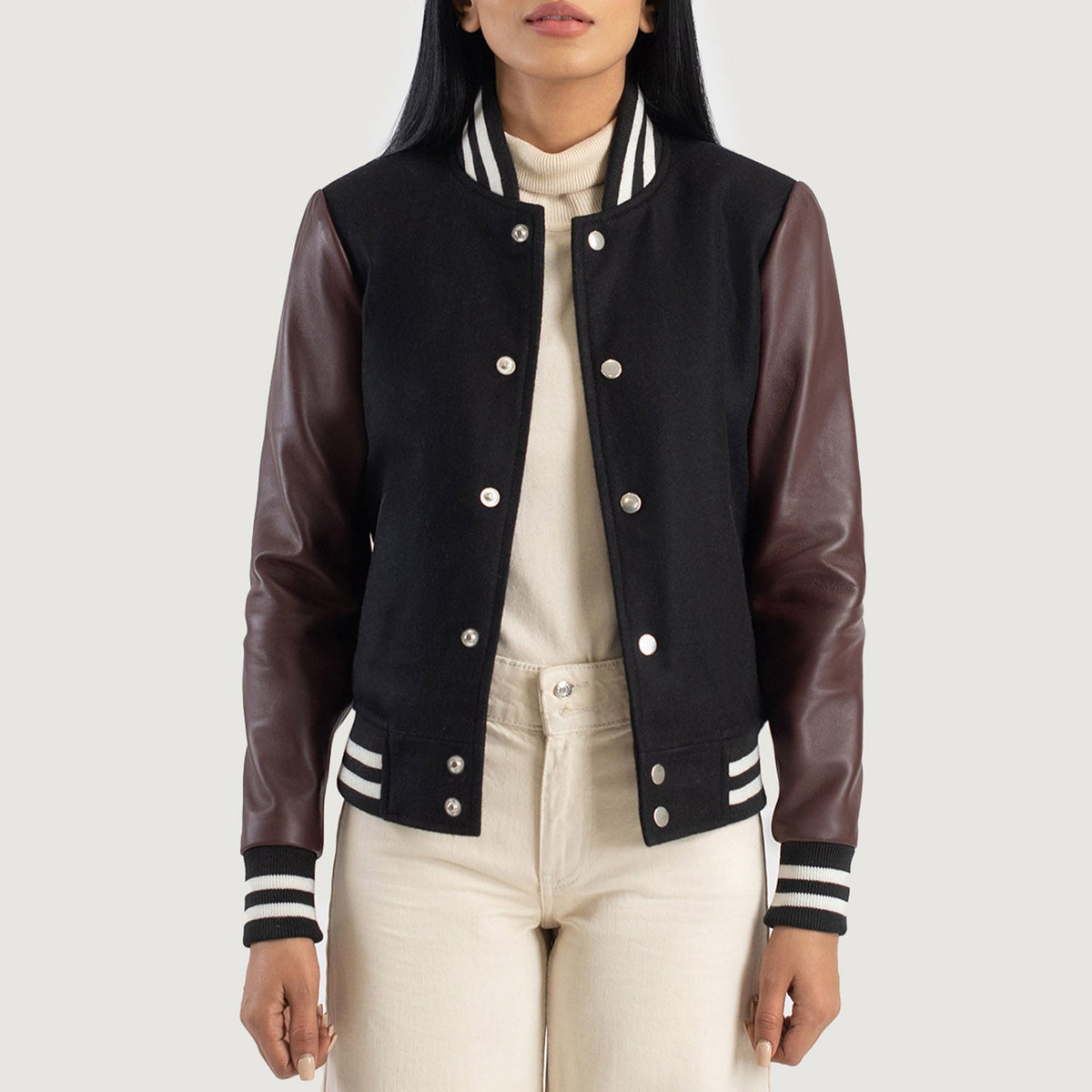 
Savant Varsity Кожаная куртка для Женщин – alternate product view 1