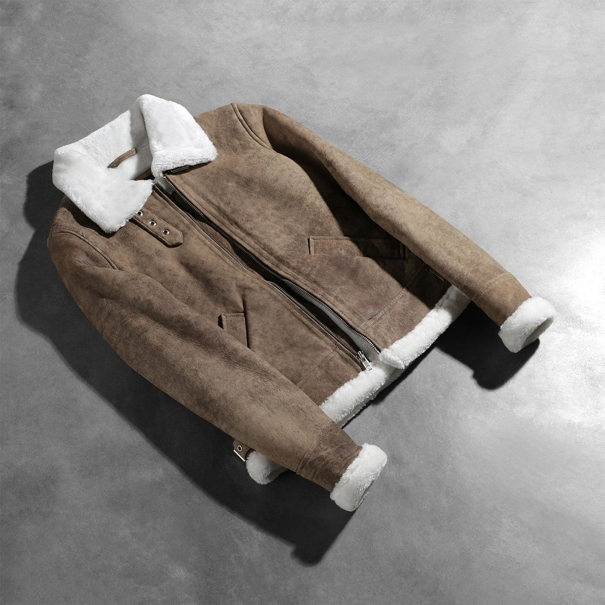 
Sherilyn B-3 Черный Кожаный бомбер для Женщин – alternate product view 7