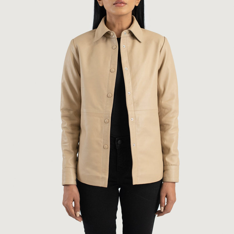 Zenith Shirt Кожаная куртка женская